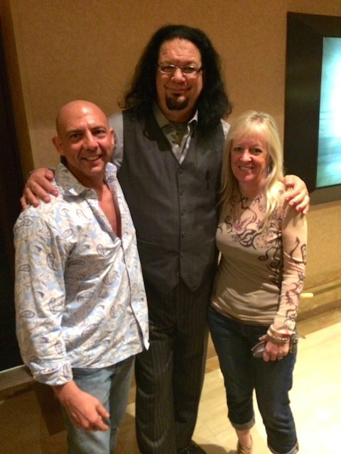 With my wife Anne and Penn Jillette at The Rio in Las Vegas, after his show.